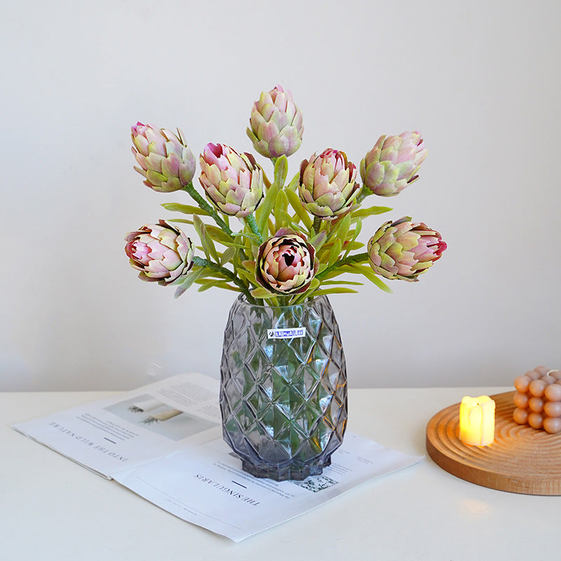 Venta al por mayor de tallo de fruta de alcachofa falsa de 22 pulgadas a granel 