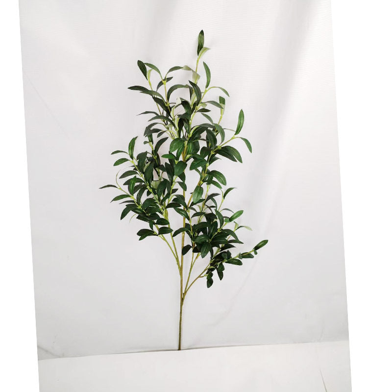 Artificial Olive Leaf Stems, Rustic Decor, Single Stem Olive Leaves, 19" Length, Set of 720, Perfect for Home, Office, Wedding & Event Decor