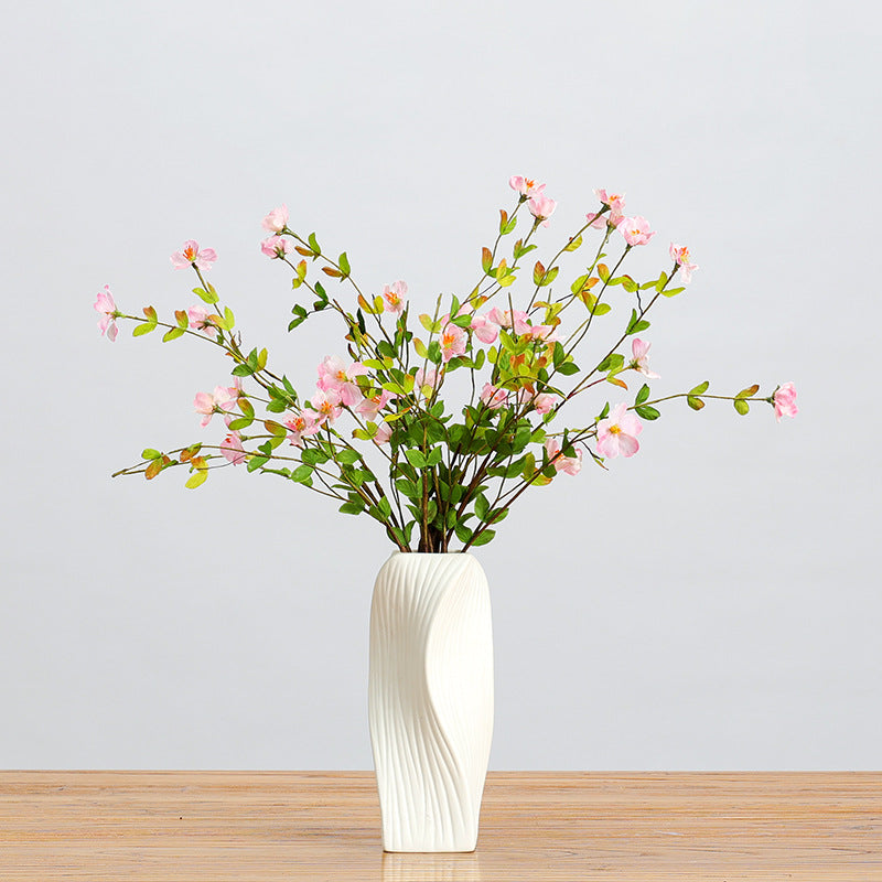 Wildflower Bouquet with 18 Blooms, 20" Faux Silk Floral Arrangement for Weddings, Home Decor, and Events