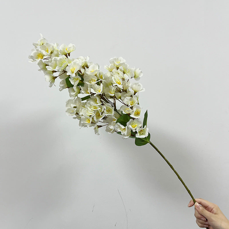 Artificial Begonia Bush, 29" Realistic Silk Flower Stem for Home Decor, Wedding Arrangements & Office Styling, Allergy-Friendly Faux Floral