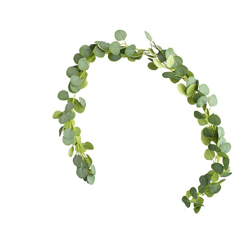 75" Artificial Eucalyptus Vine with 146 Leaves, Trailing Faux Greenery for Weddings, Home Decor, and Commercial Spaces