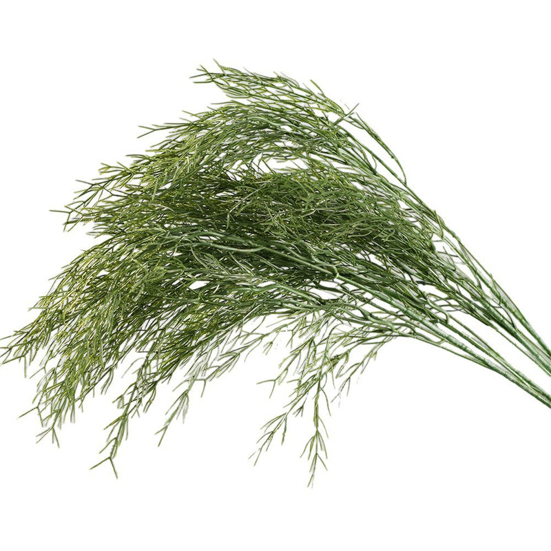 Artificial Asparagus Fern Stems, 39" Green Faux Greenery for Wedding Decor, Floral Arrangements & Home Styling, Single Stem Realistic Fake Plants
