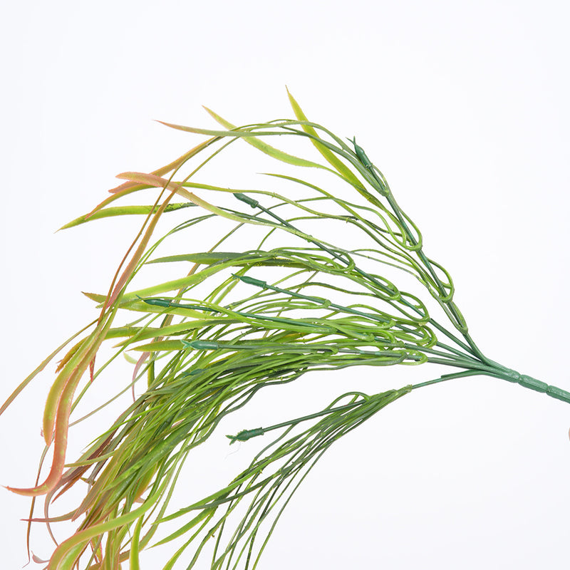 35" Artificial Dragon Beard Grass Vine, Realistic Hanging Faux Greenery for Home Decor, Wedding Backdrops & Commercial Spaces