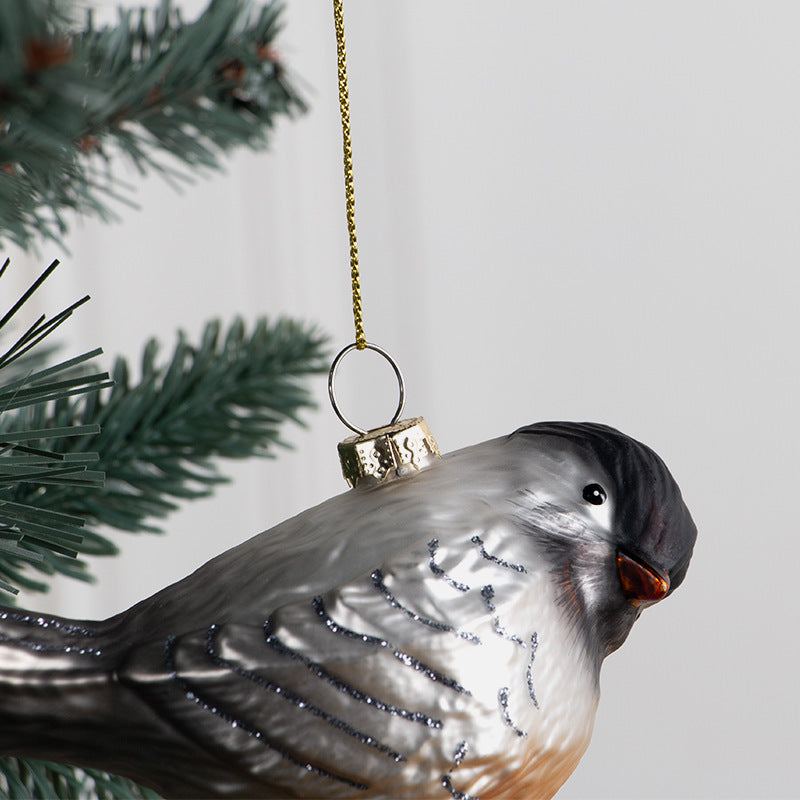 Bulk Christmas Ornaments Artificial Birds DIY Craft for Home Garden Party Decor Wholesale