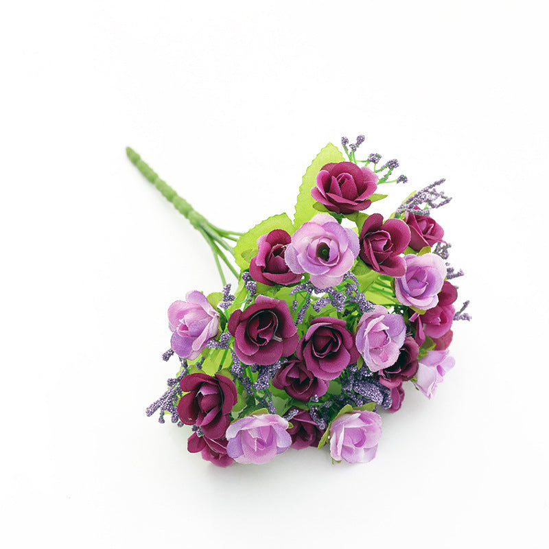 Bulk 8" Peony Bush Flores de seda Ramo Flores artificiales Venta al por mayor 