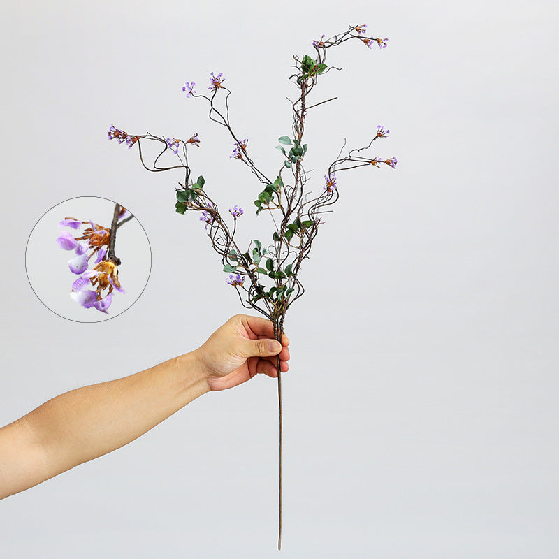 Artificial Baby's Breath Single Stem with 18 Blooms, 33.5" Silk-Like Faux Gypsophila for Weddings, Home Decor