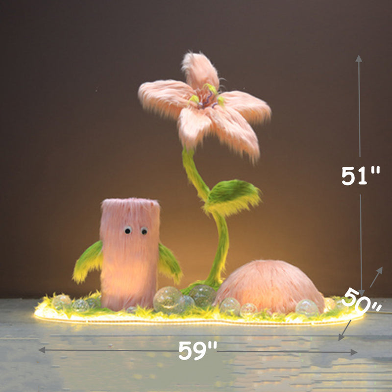 Arrangement de fleurs géantes de luxe en vrac pour centre commercial, bureau, vente en gros