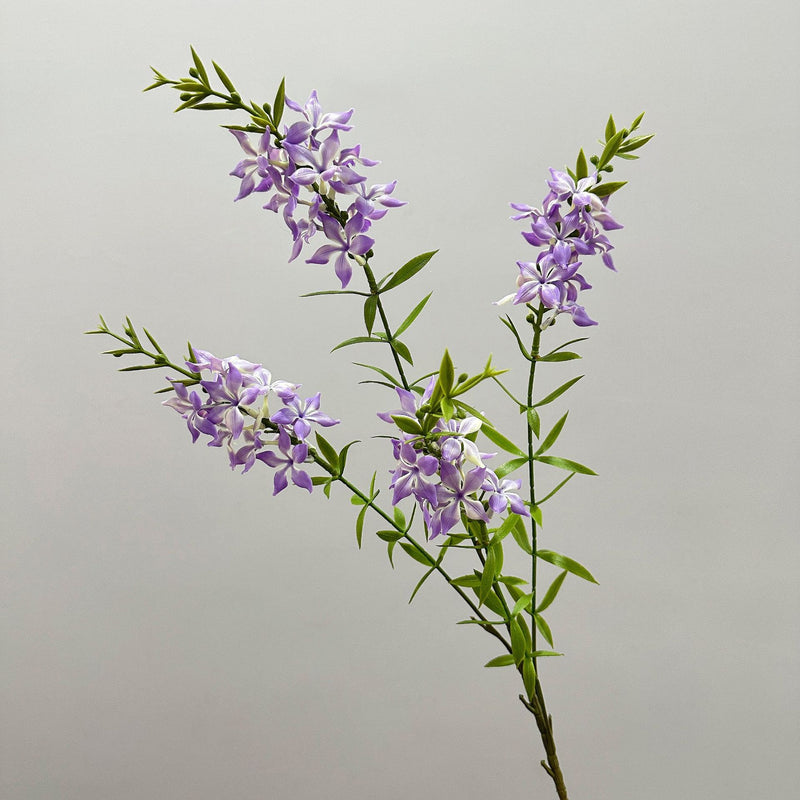 Artificial Lilac Bush, Faux Lilac Flower Stem for Vase Arrangements, Wedding, Home & Office Decor