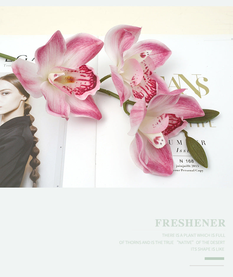 Single Stem Magnolia Flower, Real-Touch Latex, 30" Tall, Perfect for Home Decor, Weddings, and Commercial Spaces
