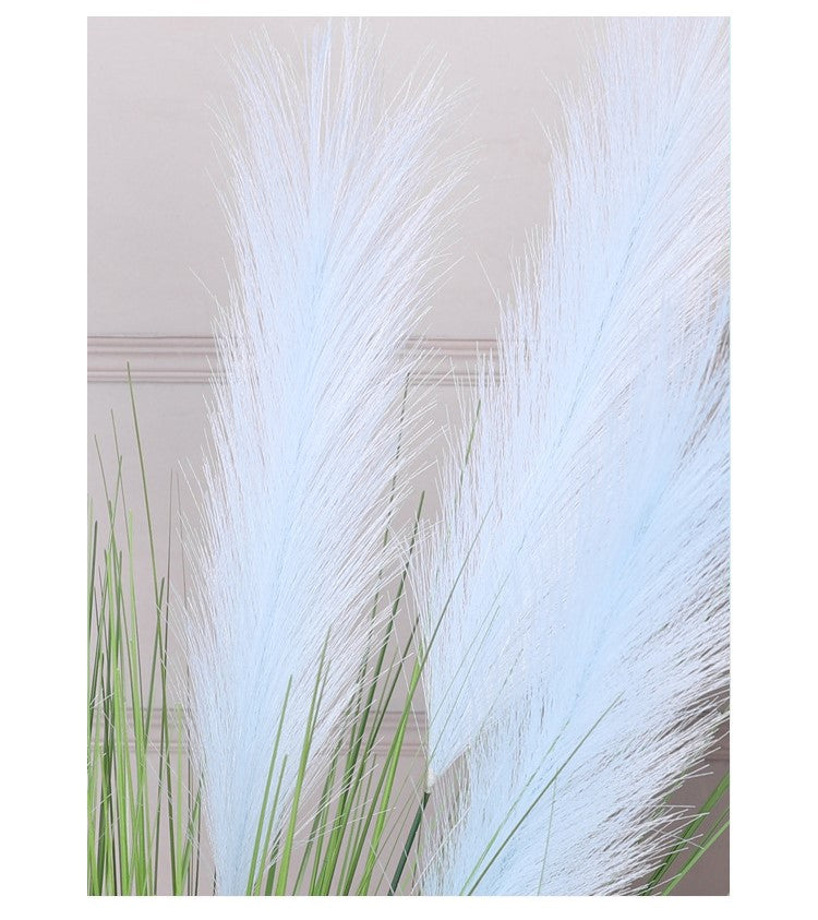 Bulk 33" Grass Artificial Plant Faux Reed Grass Fake Shrubs Outdoor Plant Pampas Wholesale