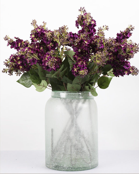 Tiges de lilas en vrac de 27 pouces avec feuilles Fleurs en soie Centres de table en gros 