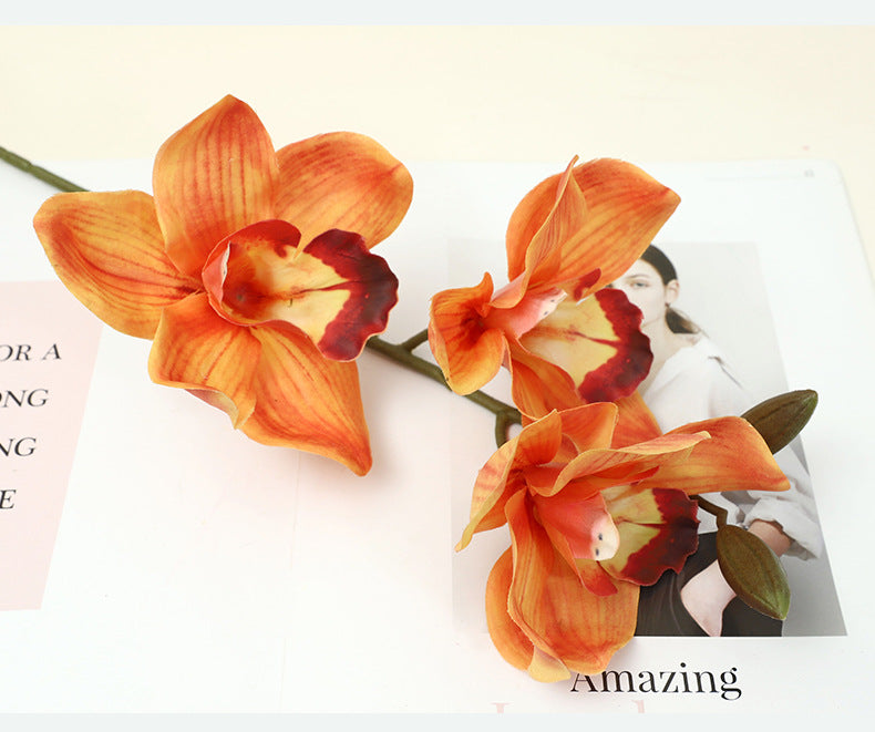Single Stem Magnolia Flower, Real-Touch Latex, 30" Tall, Perfect for Home Decor, Weddings, and Commercial Spaces