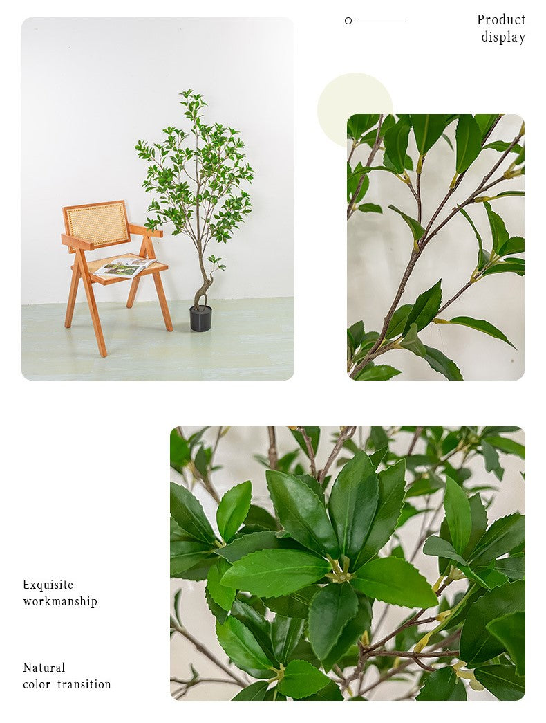 Arbre de verdure artificiel de luxe en vrac de 5 pieds, plante Enkianthus Perulatus, décoration en gros