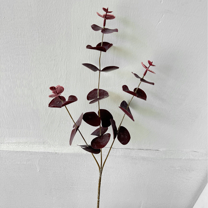 Set of 3 Eucalyptus Stems, Artificial Foliage for Home Decor, Weddings, and Seasonal Arrangements, 18" Tall