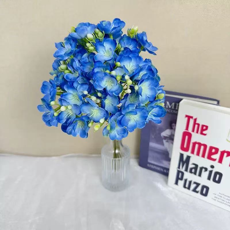 Artificial Jasmine Bouquet, Set of 4, 16" Tall, Silk Flowers, Wedding Bouquet, Table Decor, Indoor Outdoor Use
