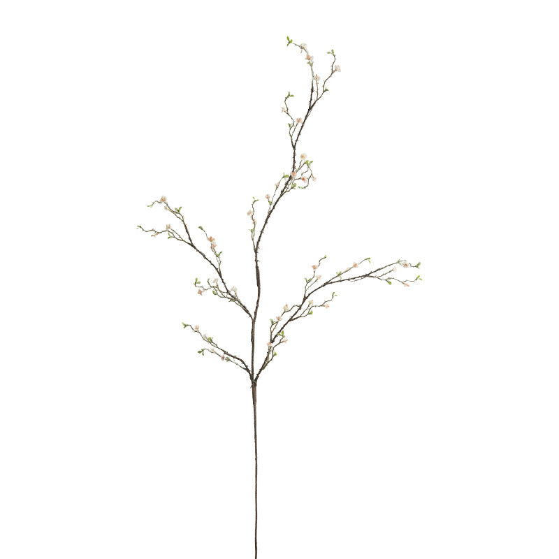 Artificial Wildflower Branch, Single Stem with 30 Blooms, Faux Silk, Bendable, Tall Vase Filler for Home Decor and Events
