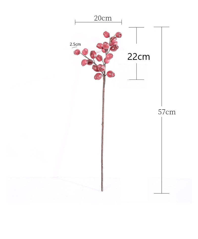 Bulk Artificial Gum Nut Pods Olea Europaea Fruit Eucalyptus Fruit 22 Inch Wholesale