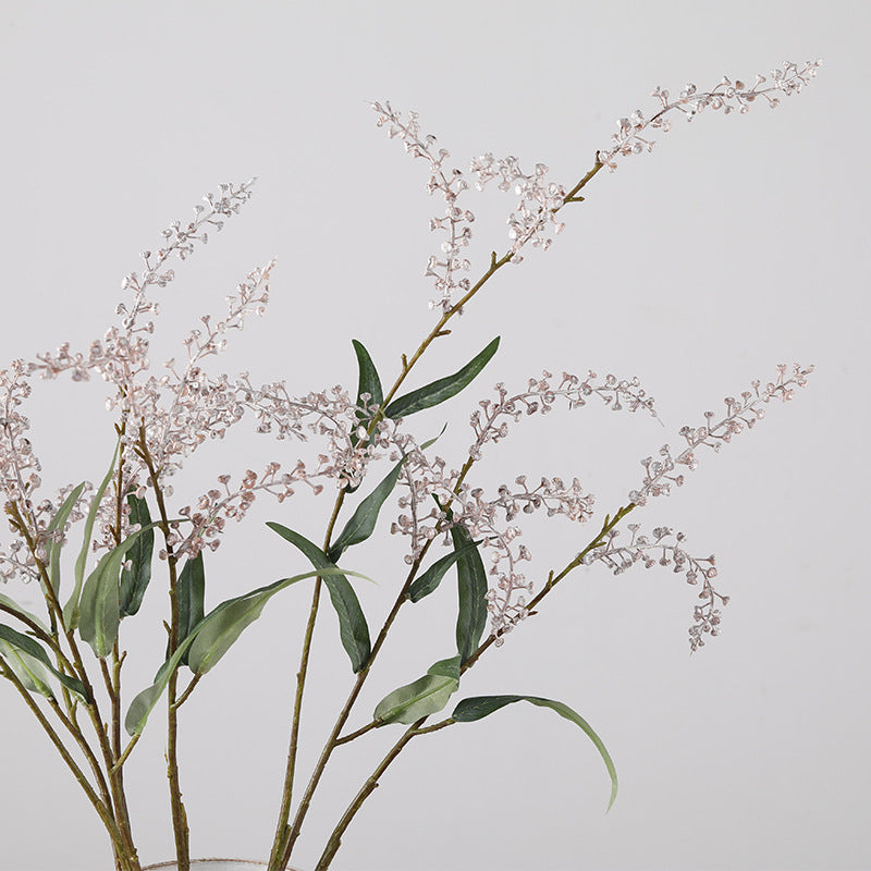 Artificial Salty Berry Long Stems, 43" Faux Floral Bush for Wedding Centerpieces, Home Decor, Table Arrangements