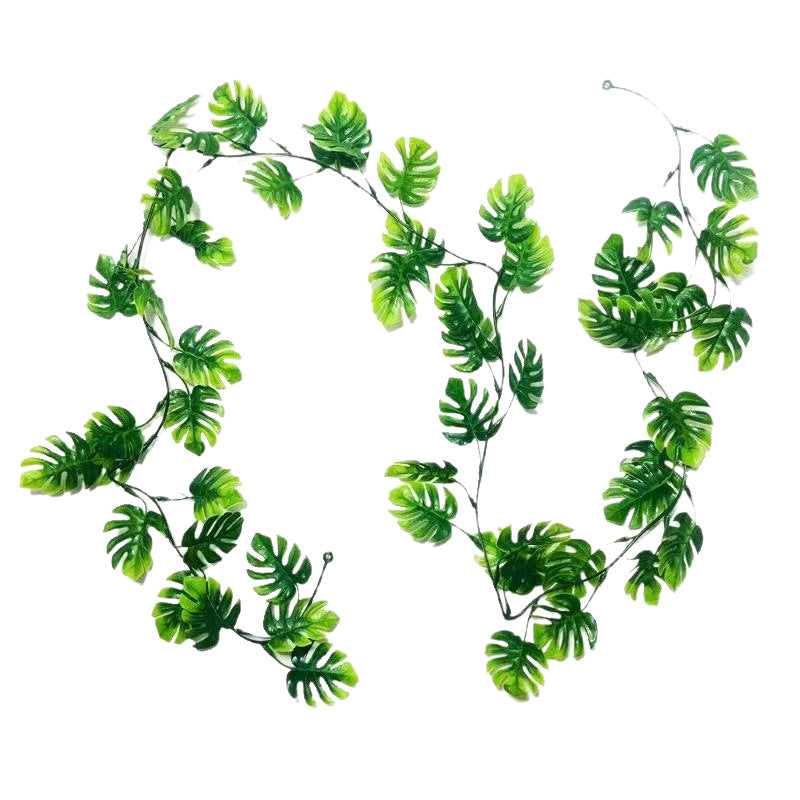 71" Artificial Monstera Vine, Trailing Faux Plant for Indoor Outdoor Decor, Wedding, Office, Retail Display