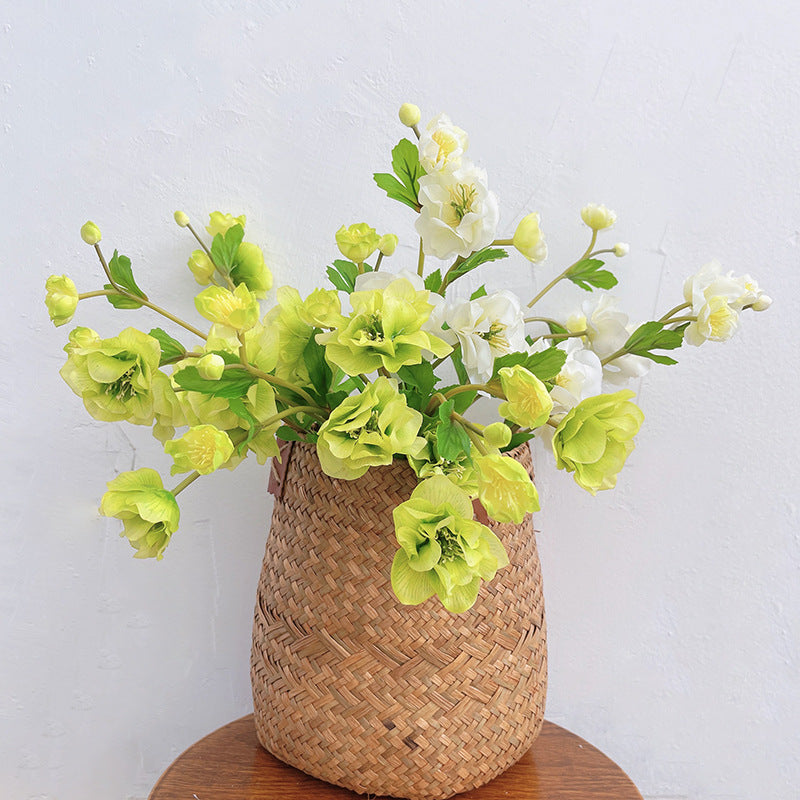 Bulk 23" AM Basics Helleborus Spray Branches Artificial Silk Flowers Wholesale
