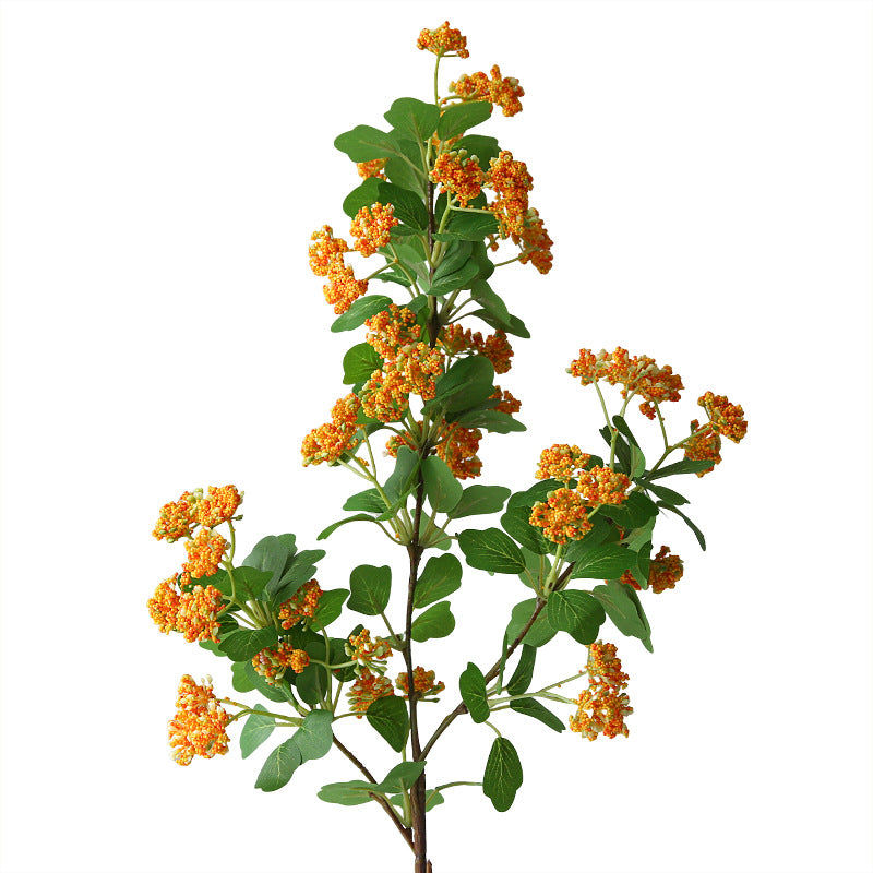 Single Stem Artificial Rice Flower, 31" Silk-Like Faux Floral, Modern Home Decor, Wedding or Event Arrangement