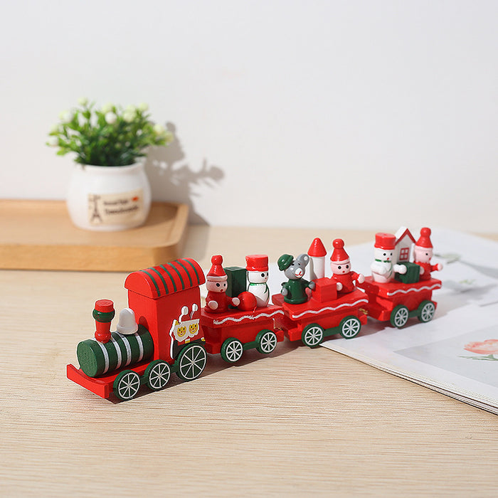 Bulk Christmas Train Toy Sets for Kids Gift Xmas Party Home Decor Ornaments Wholesale