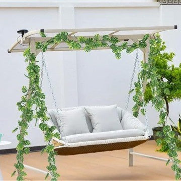 71" Artificial Monstera Vine, Trailing Faux Plant for Indoor Outdoor Decor, Wedding, Office, Retail Display