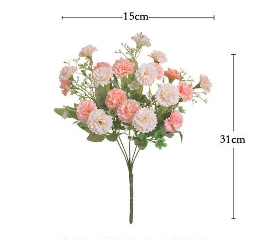 Bouquet de fleurs artificielles de 12 pouces en vrac