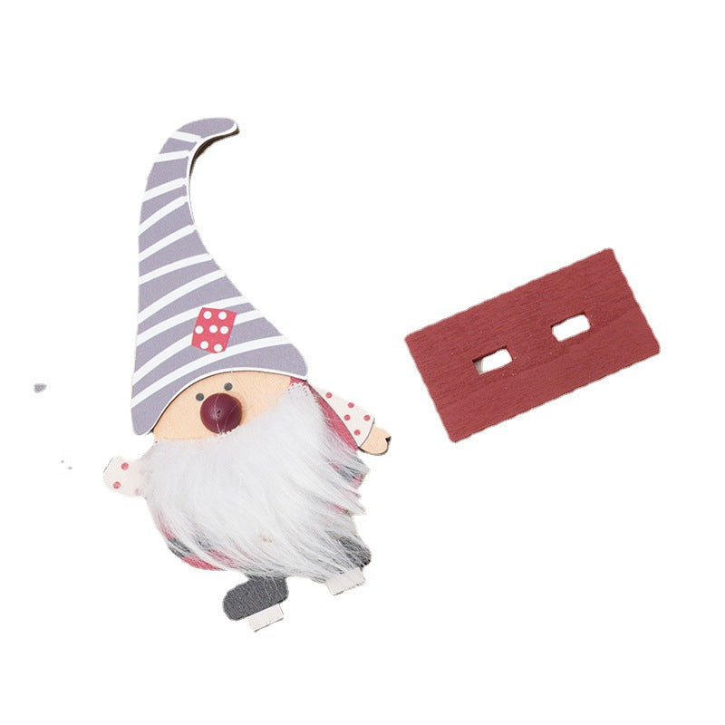 Lot de 3 décorations de Noël rustiques en forme de gnome suédois pour table de fête de Noël, panneaux de cuisine, décoration de bureau, vente en gros