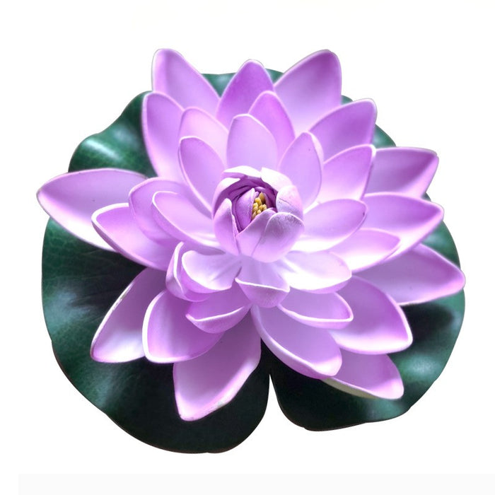 Bulk Artificial Lily Lotus Flower Pads for Ponds Artificial Flowers Outdoor Wholesale
