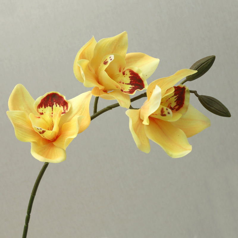 Single Stem Magnolia Flower, Real-Touch Latex, 30" Tall, Perfect for Home Decor, Weddings, and Commercial Spaces