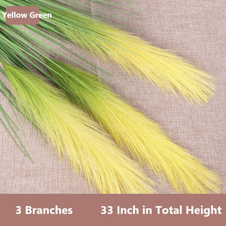Bulk 33" Grass Artificial Plant Faux Reed Grass Fake Shrubs Outdoor Plant Pampas Wholesale
