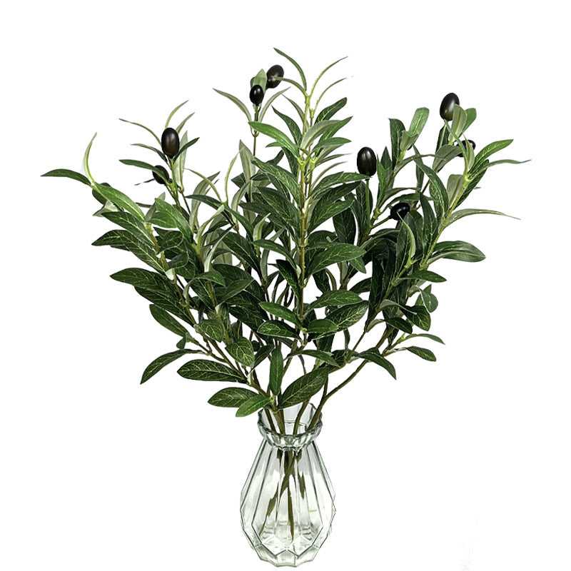 Artificial Olive Leaf Stems, Rustic Decor, Single Stem Olive Leaves, 19" Length, Set of 720, Perfect for Home, Office, Wedding & Event Decor