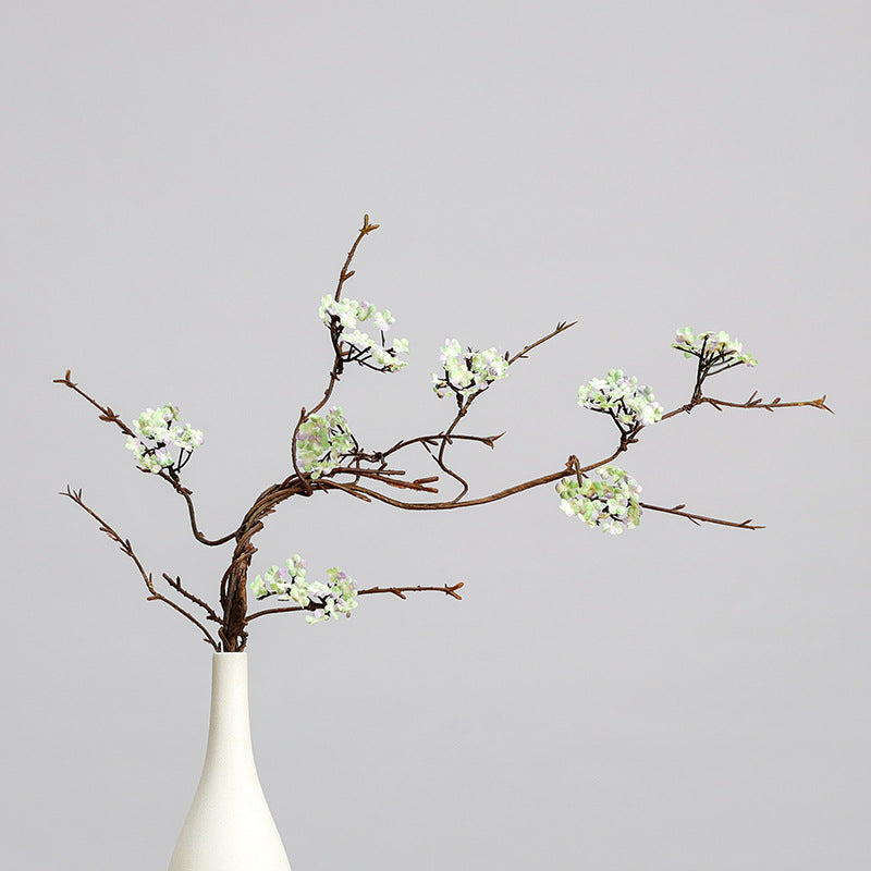 Artificial Cherry Blossom Branch, 34" Tall, Bendable Stems for Home Decor, Wedding, and Commercial Use