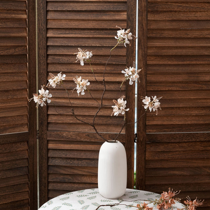 Artificial Spider Flower Bush, Cleome Faux Greenery Stem, 32" Tall, for Wedding, Vase and Home Decor