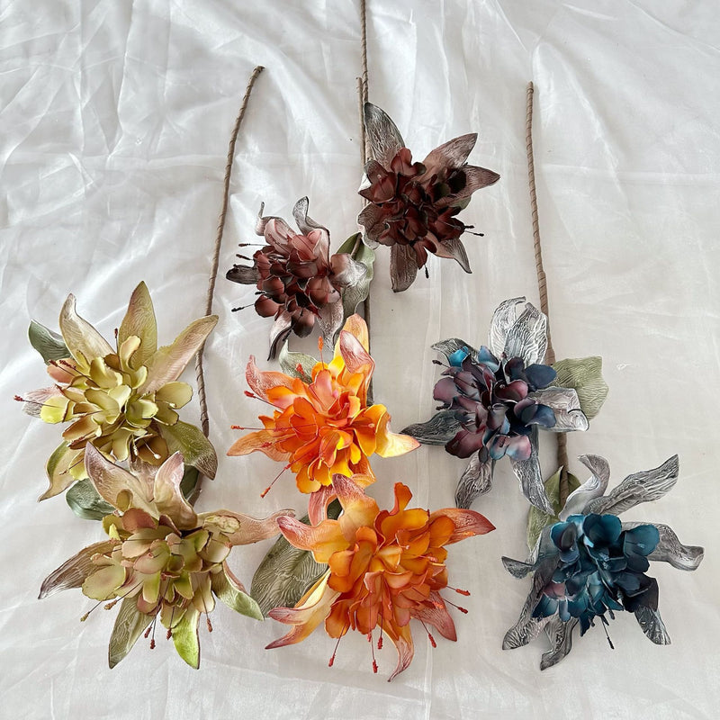 Single Stem Artificial Wildflower, 37" Tall, Foam Material, Perfect for Home Decor, Weddings, and Commercial Spaces