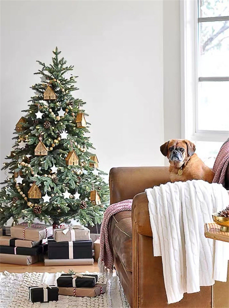 Bulk 2.3" 10 Pcs Five-pointed Star Ornaments for Xmas Tree Pendant Accessories Decor Wholesale