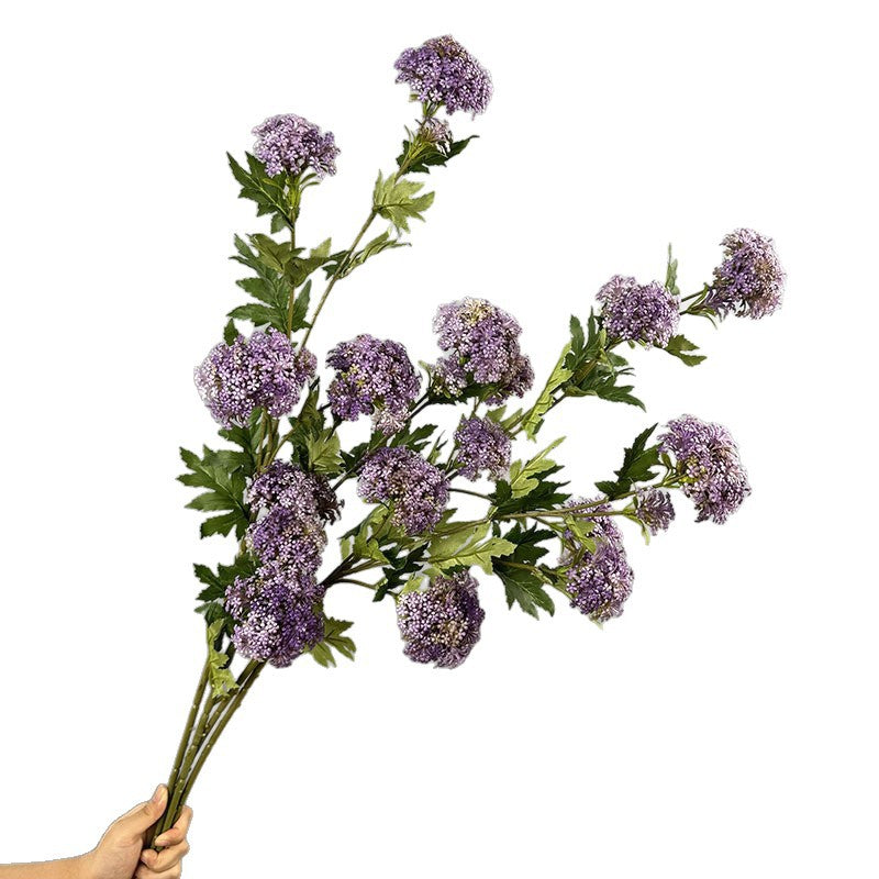 33" Light Luxury Hydrangea Bush with 6 Blooms, Artificial Flowers for Weddings, Home Decor, and Offices