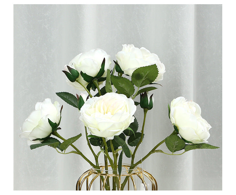 Bulk 20" Rose Stem with Bud Artificial Silk Flowers Wholesale