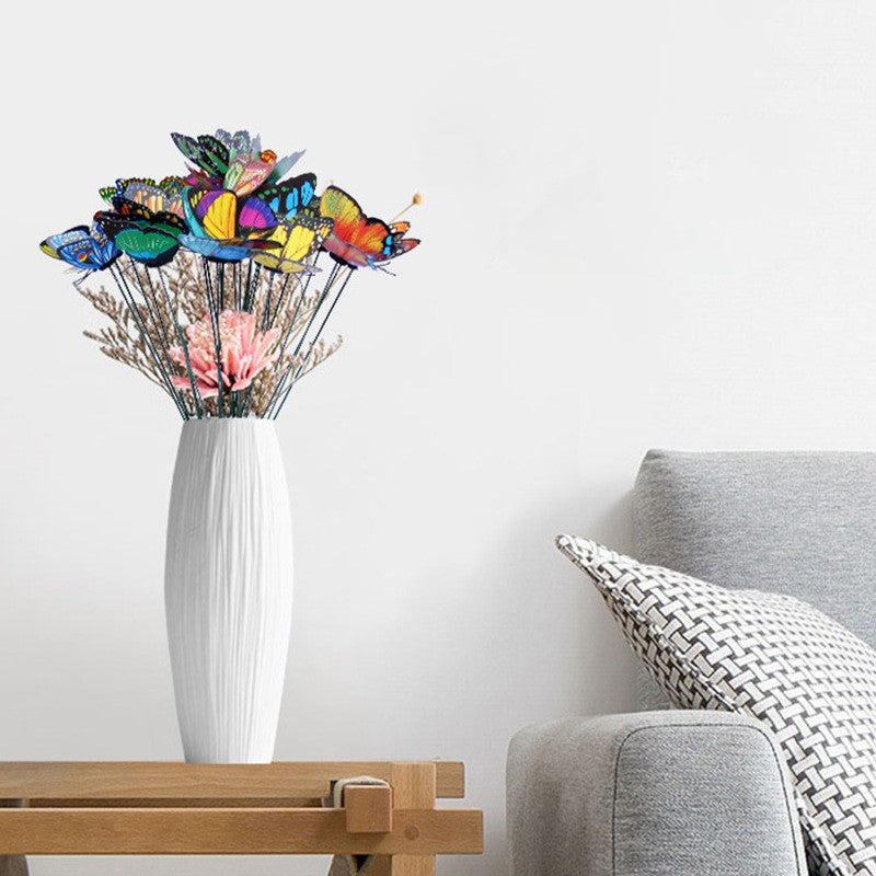 Lot de 50 pics papillon de 2,3 pouces, couleur aléatoire, vente en gros