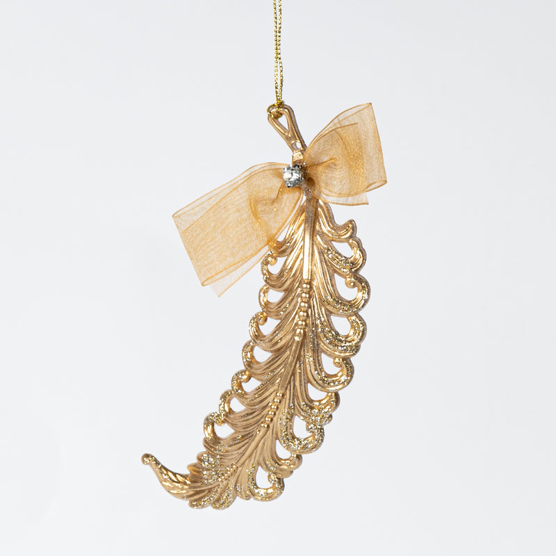 Bulk Christmas Ornaments Gold Leaf Cross Hexagon Glass Pendant Decoration Wholesale