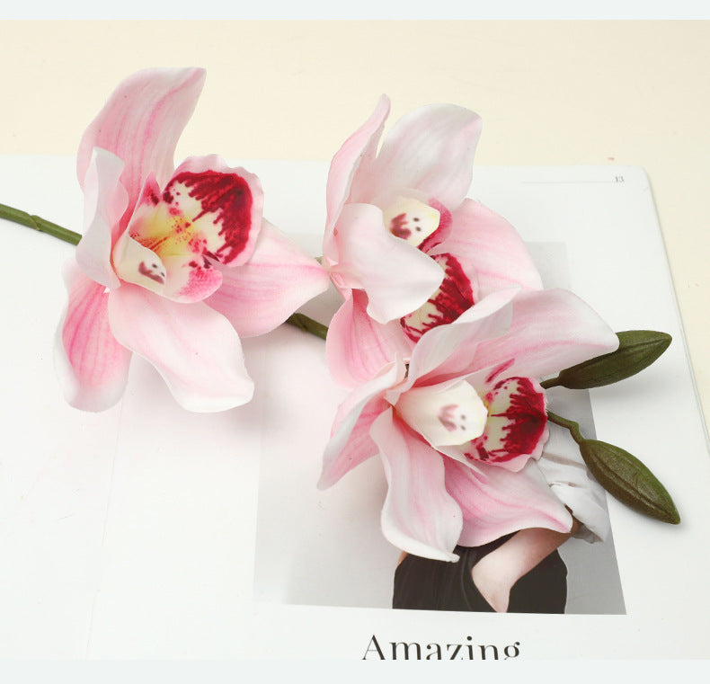 Single Stem Magnolia Flower, Real-Touch Latex, 30" Tall, Perfect for Home Decor, Weddings, and Commercial Spaces