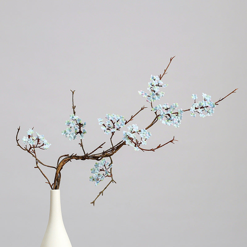 Artificial Cherry Blossom Branch, 34" Tall, Bendable Stems for Home Decor, Wedding, and Commercial Use