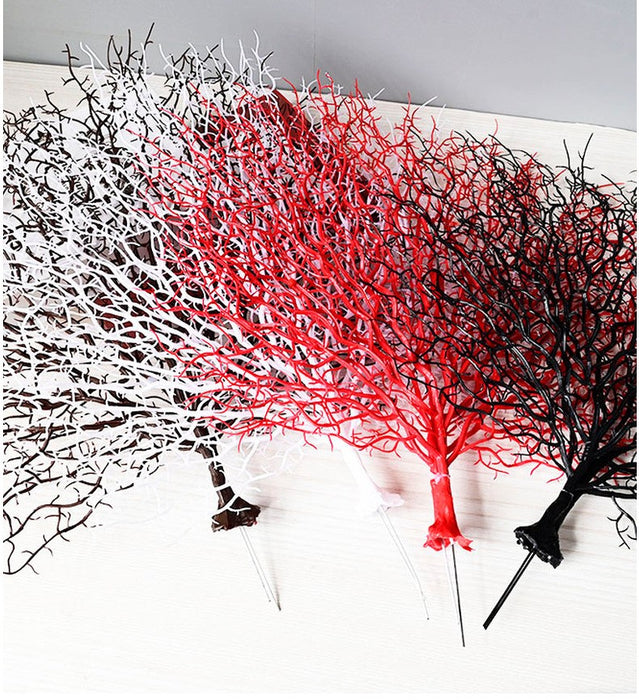 Bulk Artificial Tree Branches Antler Branches Plant Halloween Coral Twigs Picks Wholesale