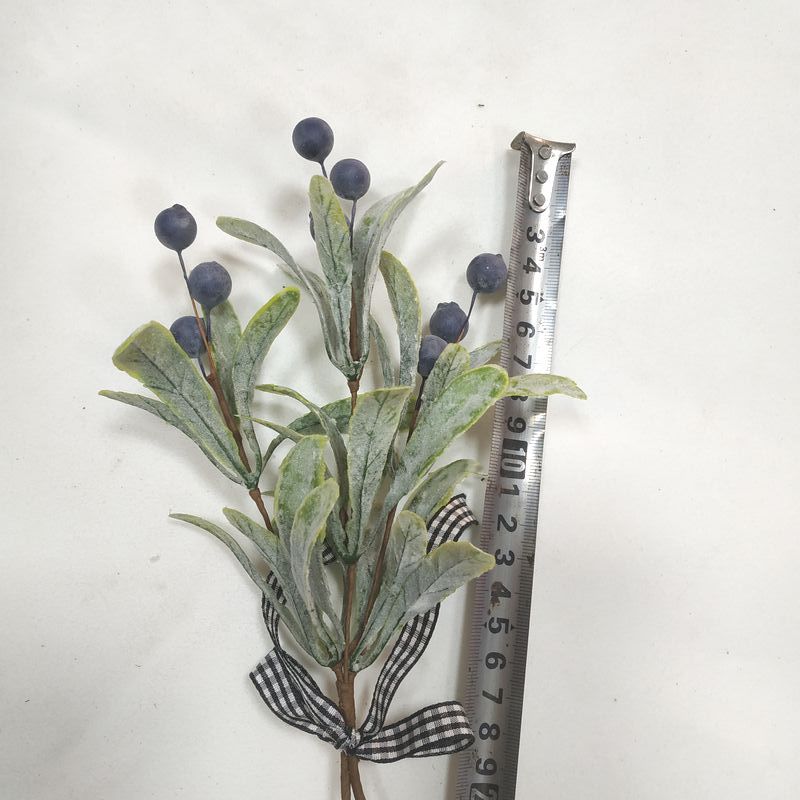 Lot de 8 tiges de gui artificielles pour décorations de Noël