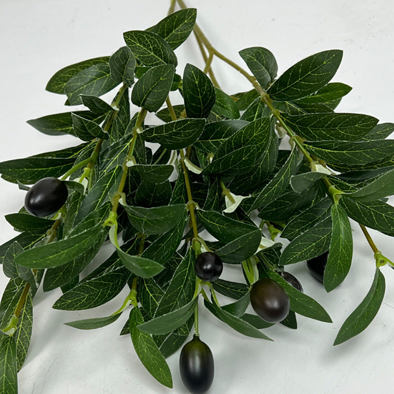 Artificial Olive Leaf Stems, Rustic Decor, Single Stem Olive Leaves, 19" Length, Set of 720, Perfect for Home, Office, Wedding & Event Decor