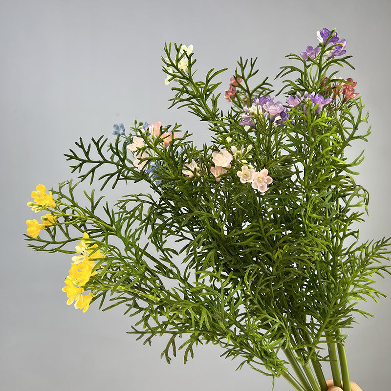 Artificial Daisy Chamomile Bush, Faux Wild Chrysanthemum Flowers, Plastic Stem, Farmhouse Wedding & Home Decor