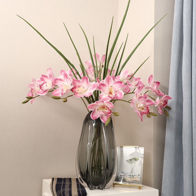 Single Stem Magnolia Flower, Real-Touch Latex, 30" Tall, Perfect for Home Decor, Weddings, and Commercial Spaces