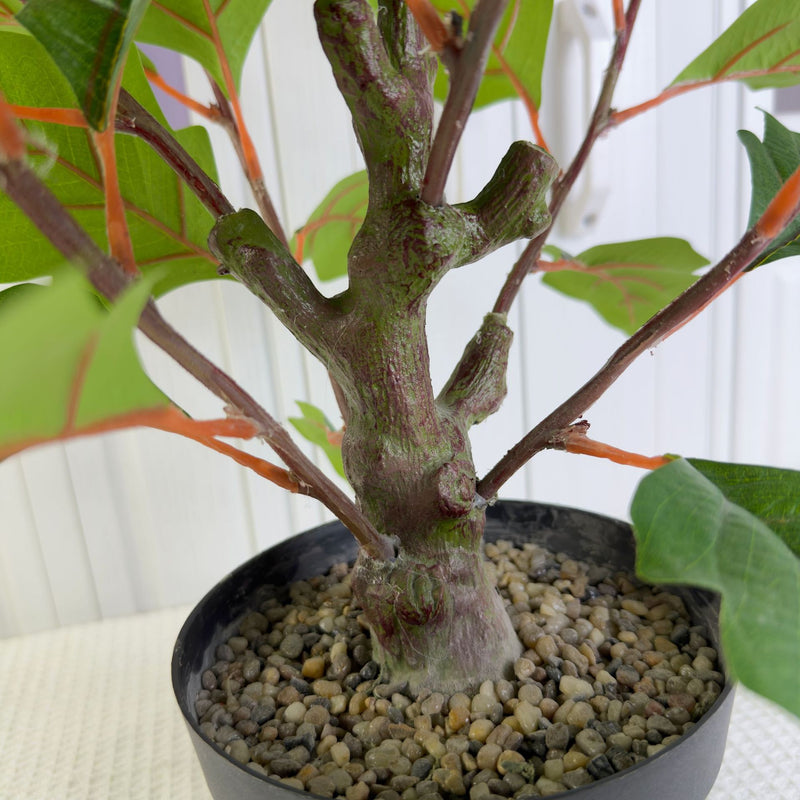 2Pcs Artificial Poinsettias with Pots Christmas Flowers
