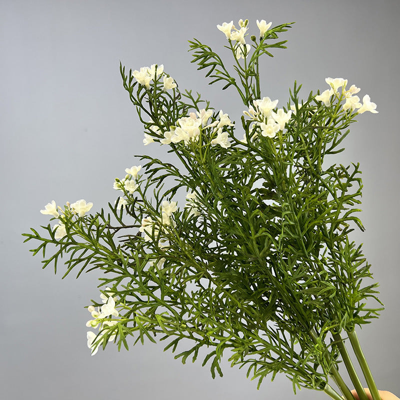 Artificial Daisy Chamomile Bush, Faux Wild Chrysanthemum Flowers, Plastic Stem, Farmhouse Wedding & Home Decor
